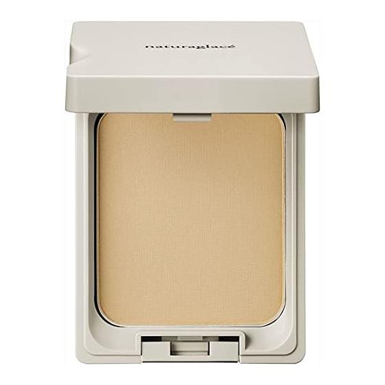 Natura Glace Clear Powder Foundation OC1 (lighter skin tone than slightly yellow) 11g SPF40 PA++++ with puff