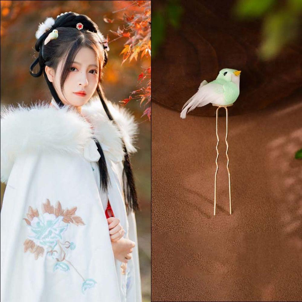 Tassel Chinese Style Hair Stick Butterfly Hanfu Hairpin Classical   for Women
