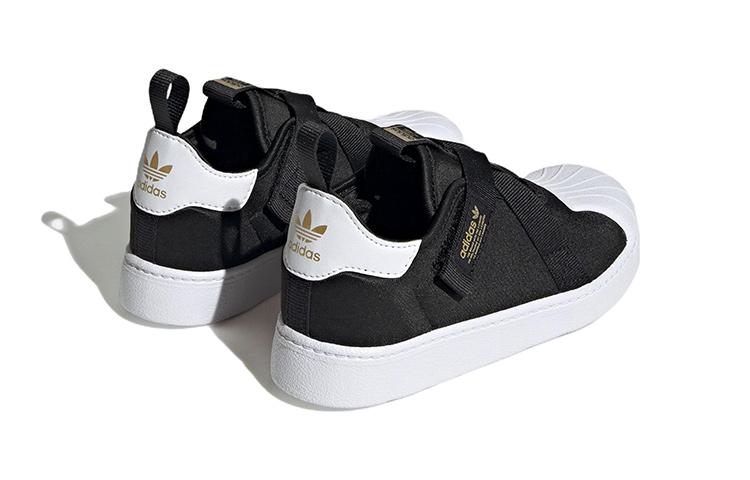 Adidas Superstar 360 Little Kid 'Black White Gold' HQ6080