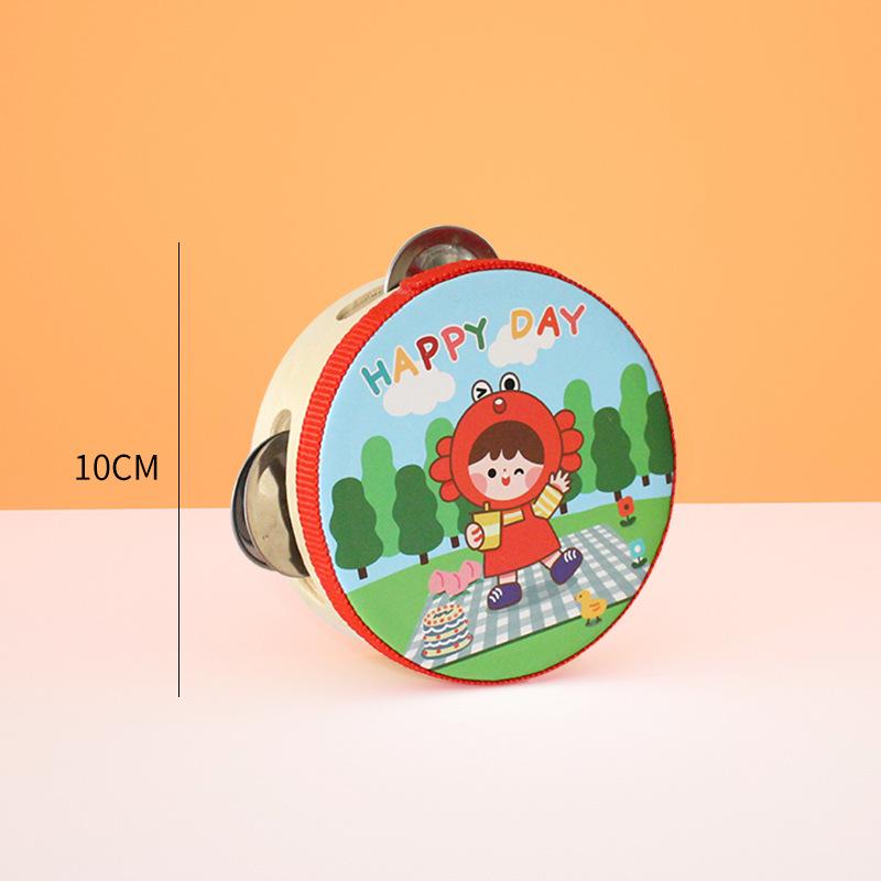 Wooden Tambourine for Early Childhood Music and Dance