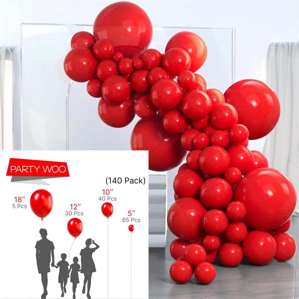 Conjunto de Balões Macarons Matte e Metálicos para Decorações de Festa de Aniversário Multicena