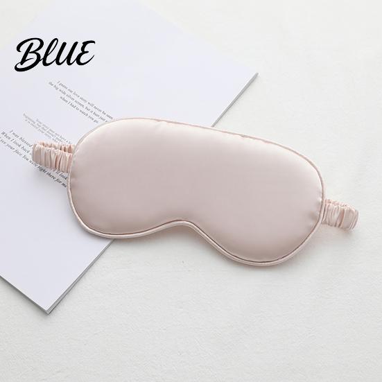 Relaxing Sleep Mask for Airplane Double Sided Silk Touch Mask Breathable Eye Travel Darkness Sleeping Home Nap Light Blocking Blindfold with