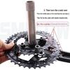 32T Steel Mountain Bike Crankset, Square/Hollow Crank, Large & Middle Chainring Repair Piece