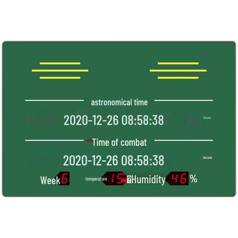 NTWD Outdoor Astronomical LED Clock with Perpetual Calendar