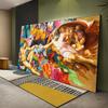 Graffiti God Hand Creation of Adam Street Pop Art Canvas Painting Wall Art Picture Posters and Prints for Living Room Home Decor