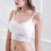 Fashion Sexy Sleeveless Vest Crochet Halter Lace Tank Tops Strappy Bralette Bra Cami Crop Top
