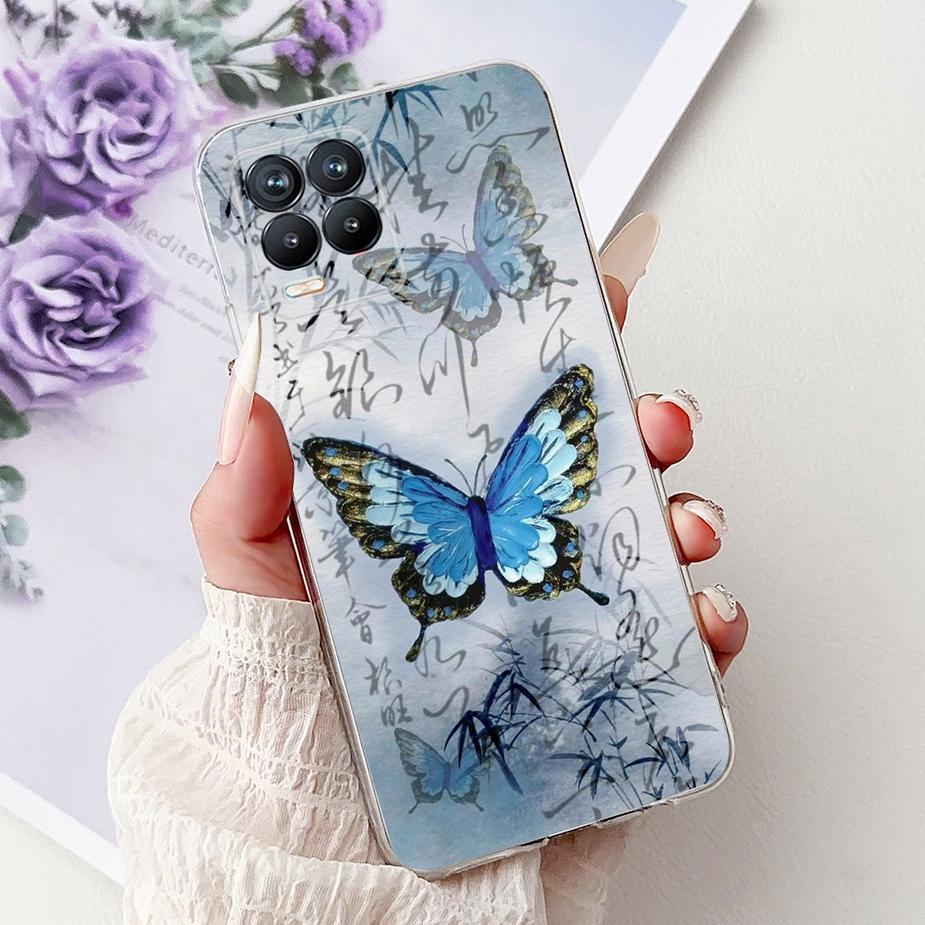 Cute Cat Fashion Painted Cover For Realme 8 Case Cover For Realme 8 Pro Soft Silicone Phone Case For Realme8 5G Realme 8i Bumper