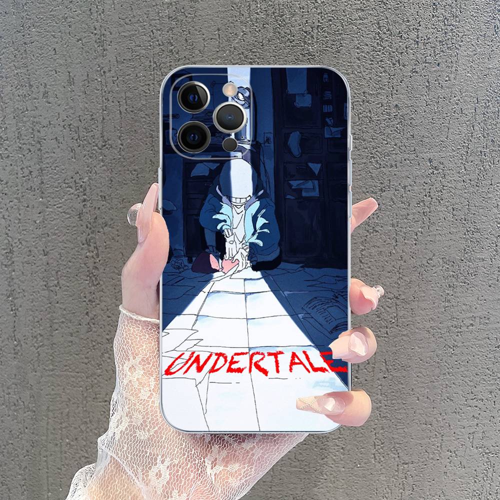 U-Undertale Game For IPhone 17 16 15 14 13 12 11 Pro Max Plus Mini Funda For Transparent Cover