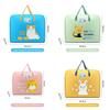 Kids Cartoon Cute Storage Bag For Bed Comforters With Oxford Fabric For Bedroom Organization