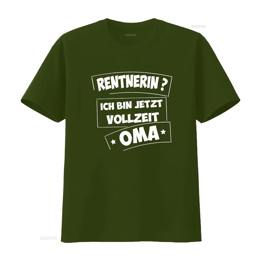 Rentnerin Ich Bin Jetzt Vollzeit Oma Rente Womens T Shirt Stylish and Comfortable vintage Washed Stretched homme