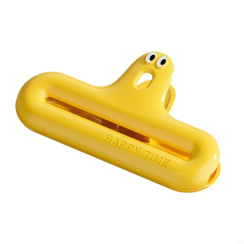 

Влагозащитный декоративный герметик для дома и офиса Зажим для запечатывания пакетов со снеками Многофункциональный зажим для запечатывания жёлтый