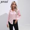 Women's Fashion Casual Long Sleeve POLO Neck Blouses & Shirts