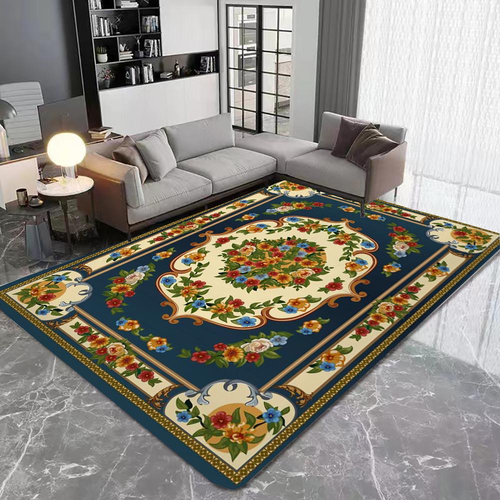 

Богемный Марокканский Ковер Большого Размера для Гостиной Прихожей Ванной Прачечной Спальни Ковер Нескользящий Устойчивый к Пятнам Уникальный Декор Коврик 40x60cm