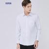 ROMON Men's Business Casual Long-Sleeve Twill Shirt