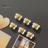 Animal Shaped Magnets 3Pcs 3D Cartoon Bee Refrigerator Magnet, Resin Insect Decorative Fridge Hand Painted Memo Notes Photo Holder for Home
