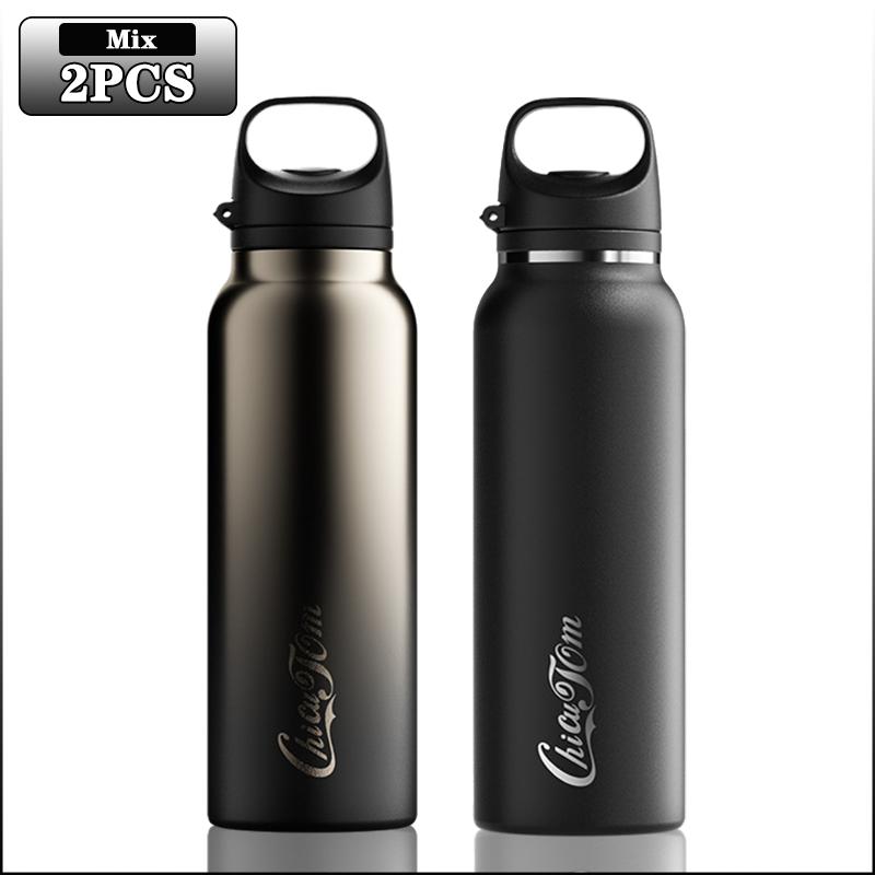 Stainless Steel Portable Water Bottle Leakproof Insulated SportsCup forOutdoorCycling Hiking Gym Travel Halloween Christmas Gift