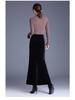 Eleganter High Waist Gold Samt Meerjungfrauenrock
