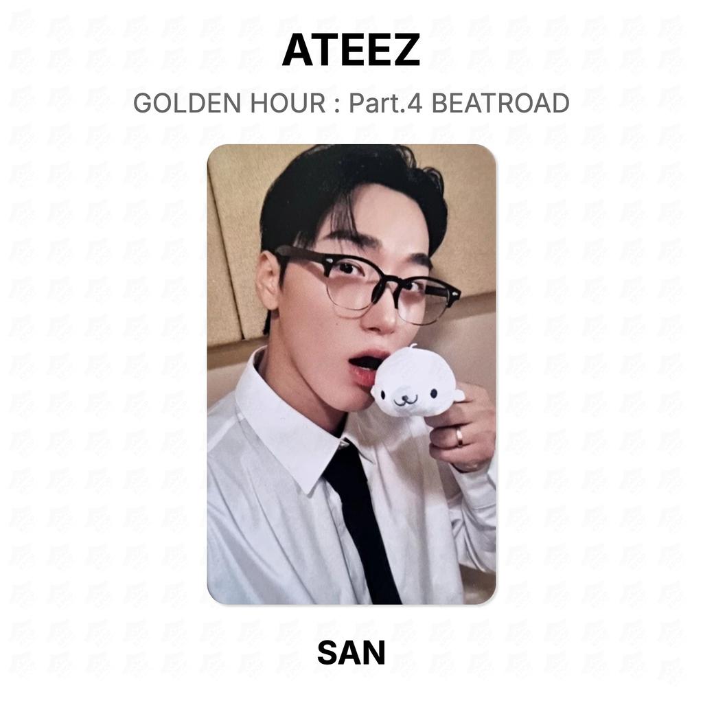 ATEEZ GOLDENE STUNDE : Teil 4 BEATROAD Offizielle Fotokarte