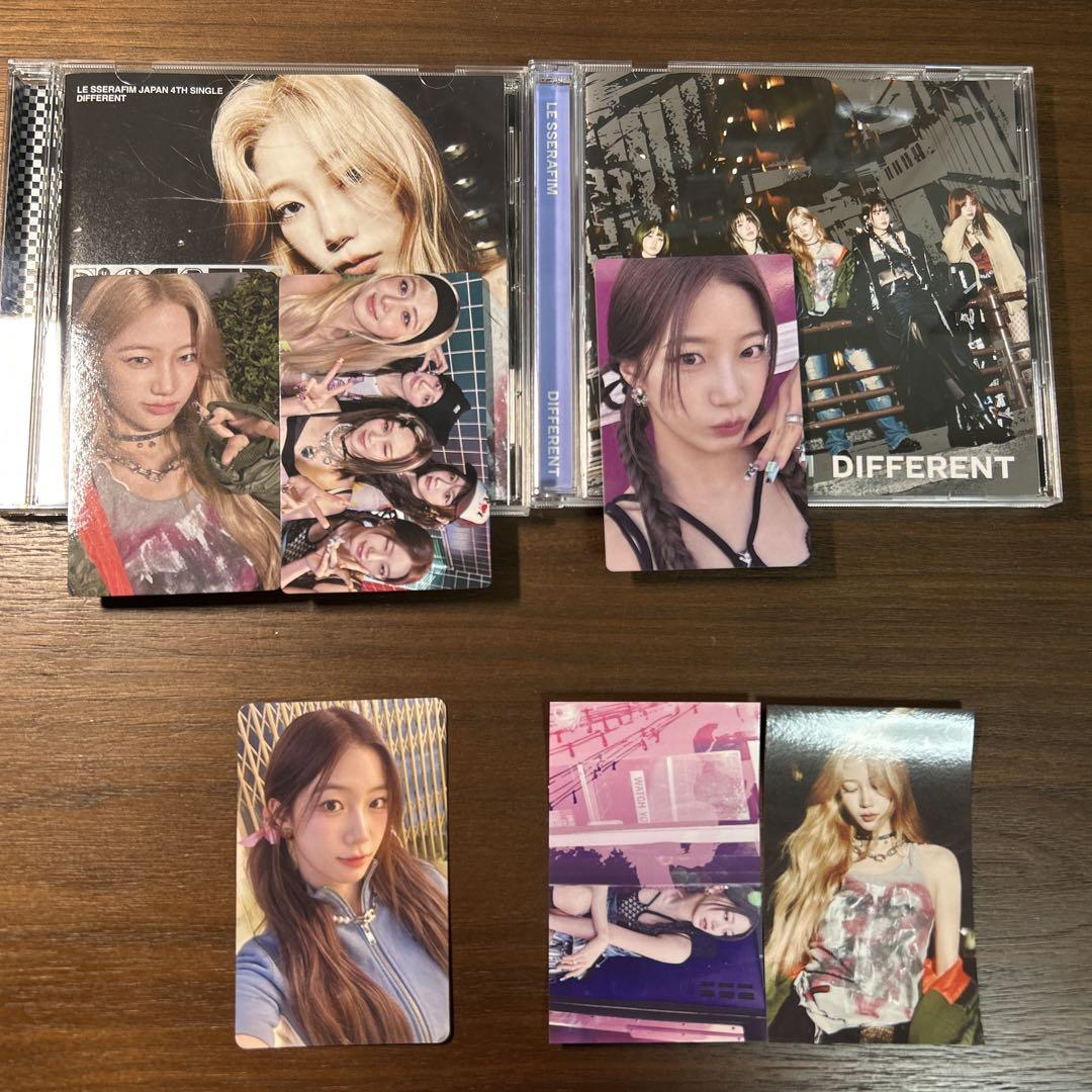 

[USED] Le Sserafim DIFFERENT Kazuha Regular Edition hmv Rakidro & Sticker