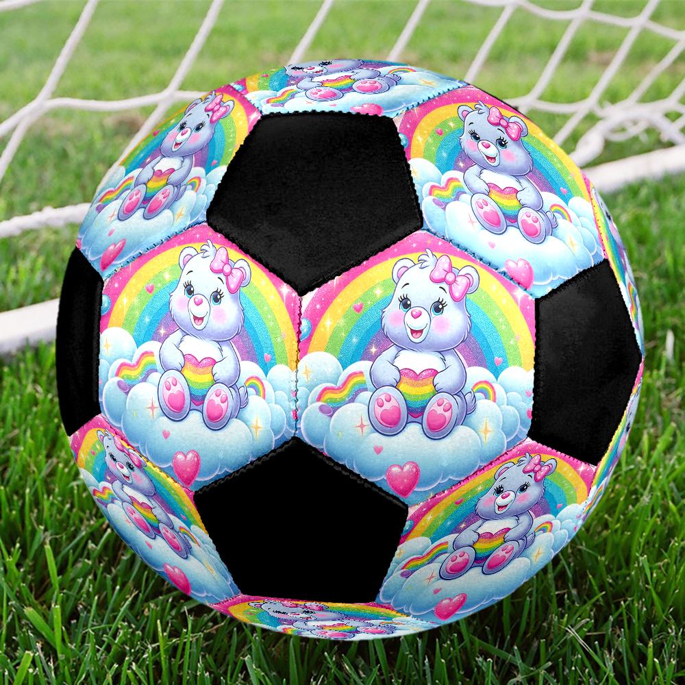 Bear Theme Size 5 Soccer Ball, Suitable for Both Indoor and Outdoor Matches, a Gift Suitable for Everyone.
