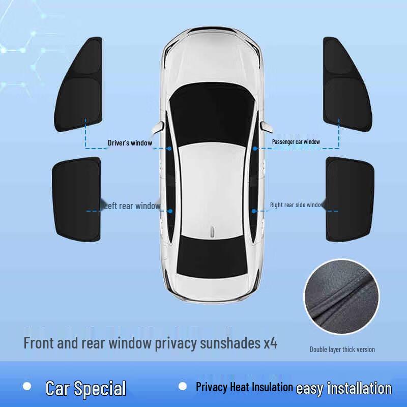 Miling Summer Car Window Sunshade for Zhijie S7 R7