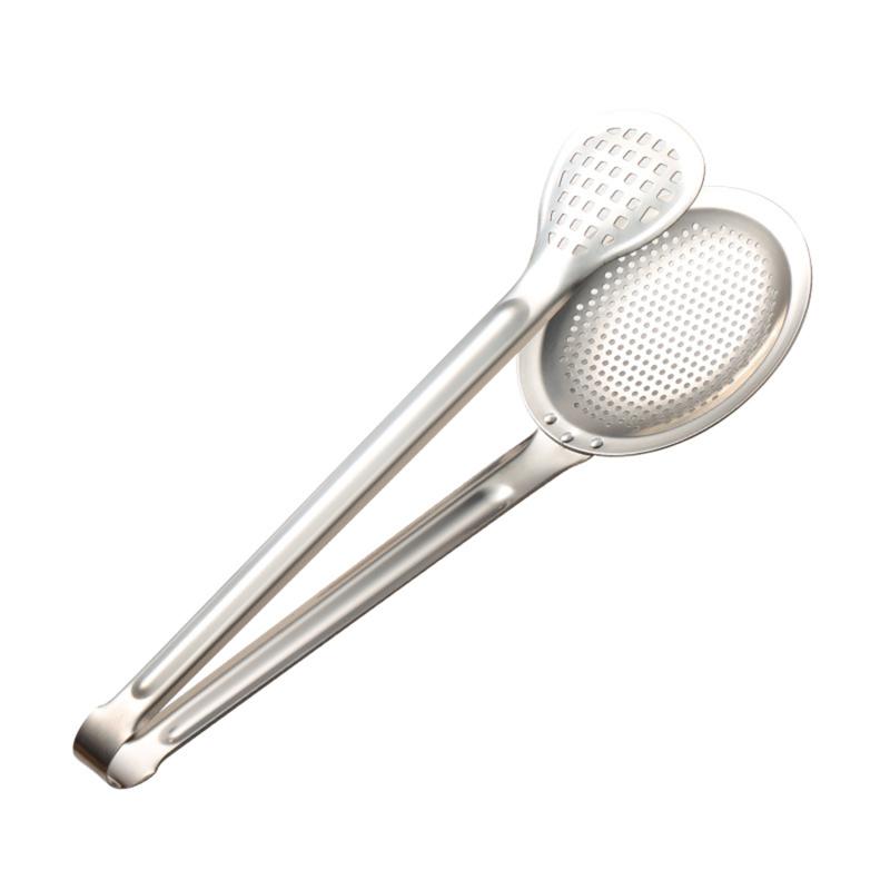 Stainless Steel Frying Shovel Clip Multifunctional Steak BBQ Tongs Pancake Fried Pizza Steak Fish Spatula Bread Kitchen Tool