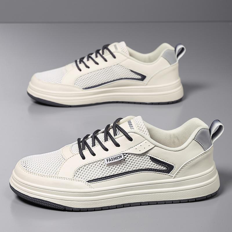 New men's casual sports shoes for spring and summer, breathable and anti-slip flat vulcanized shoes, large-sized 47 sneakers