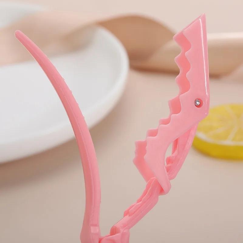 5PCS Alligator Hair Clip Hairdressing Clamps Plastic Hair Claw Hairpins Barber Clips for Salon Styling Tools Hair Accessories