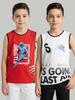 Boy Regular Fit Red-White Tshirt