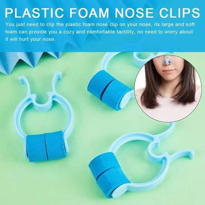 Disposable Foam Nose Clips Nose Bleed Stopper Swimming Nasal Clip for Accidental or Emergency Condition
