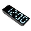 Digital Alarm Clock Multifunction Large Display Modern Style Temperature Display LED Mirror Clock for Home Bedroom
