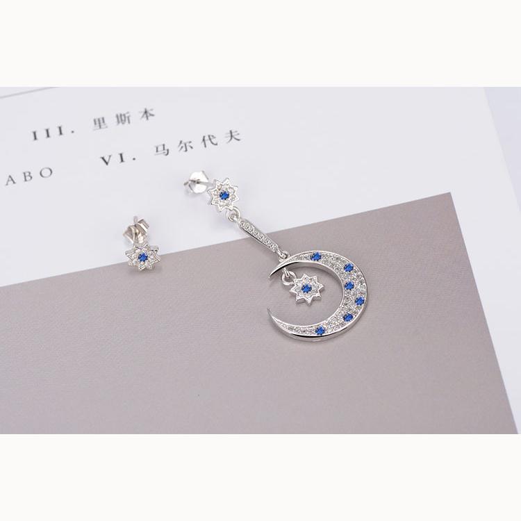 

Модные серьги из циркония для женщин, модные серьги-гвоздики в виде звезды, элегантные украшения для банкета Copper