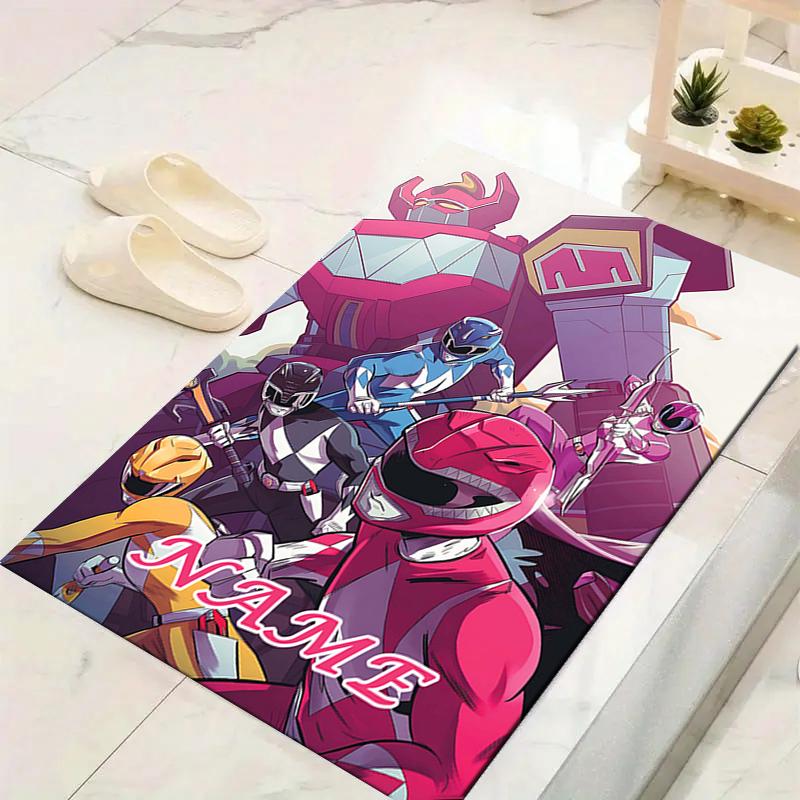Custom 1Pc Power Rangers Storm Rug Office Carpet Indoor Outdoor Entrance Doormat Nonslip Soft And Comfortable Living Room D2915217