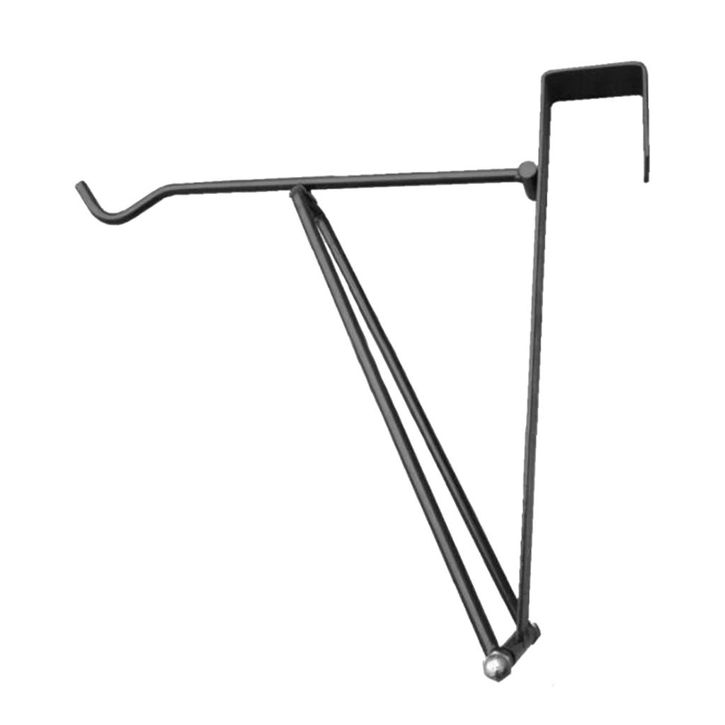 Horse Saddle Rack Stand, Foldable Saddle Hanger, Horse Blanket Hanging Rack for English Western Type Saddles, Flower Pot, Black