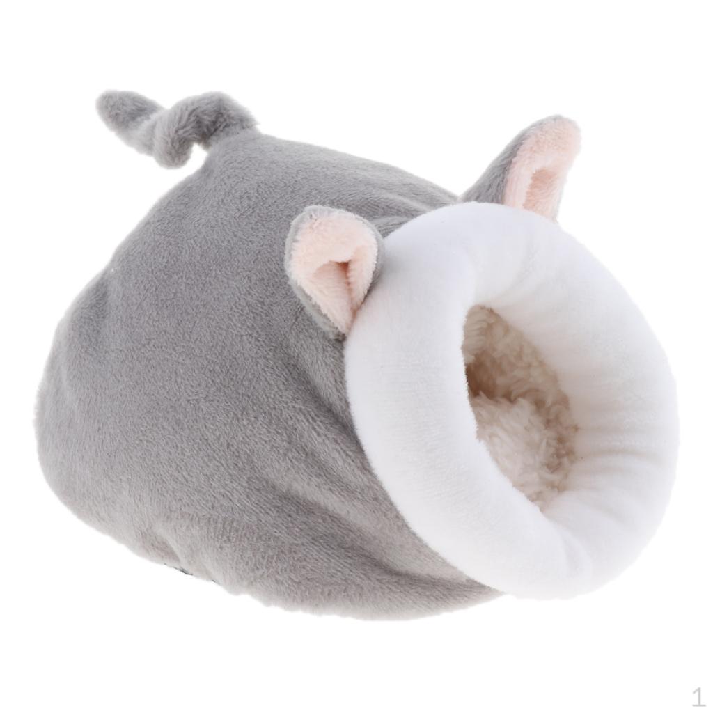Guinea Pig Hamster House Bed Cute Small Animals серый