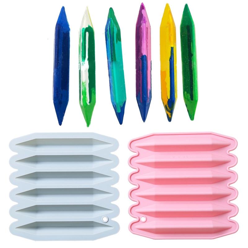Crayon Silicone Mold Cake Decorating Tools Homemade Teaching Brush Model Multi Purpose Cake Chocolate Baking Mould