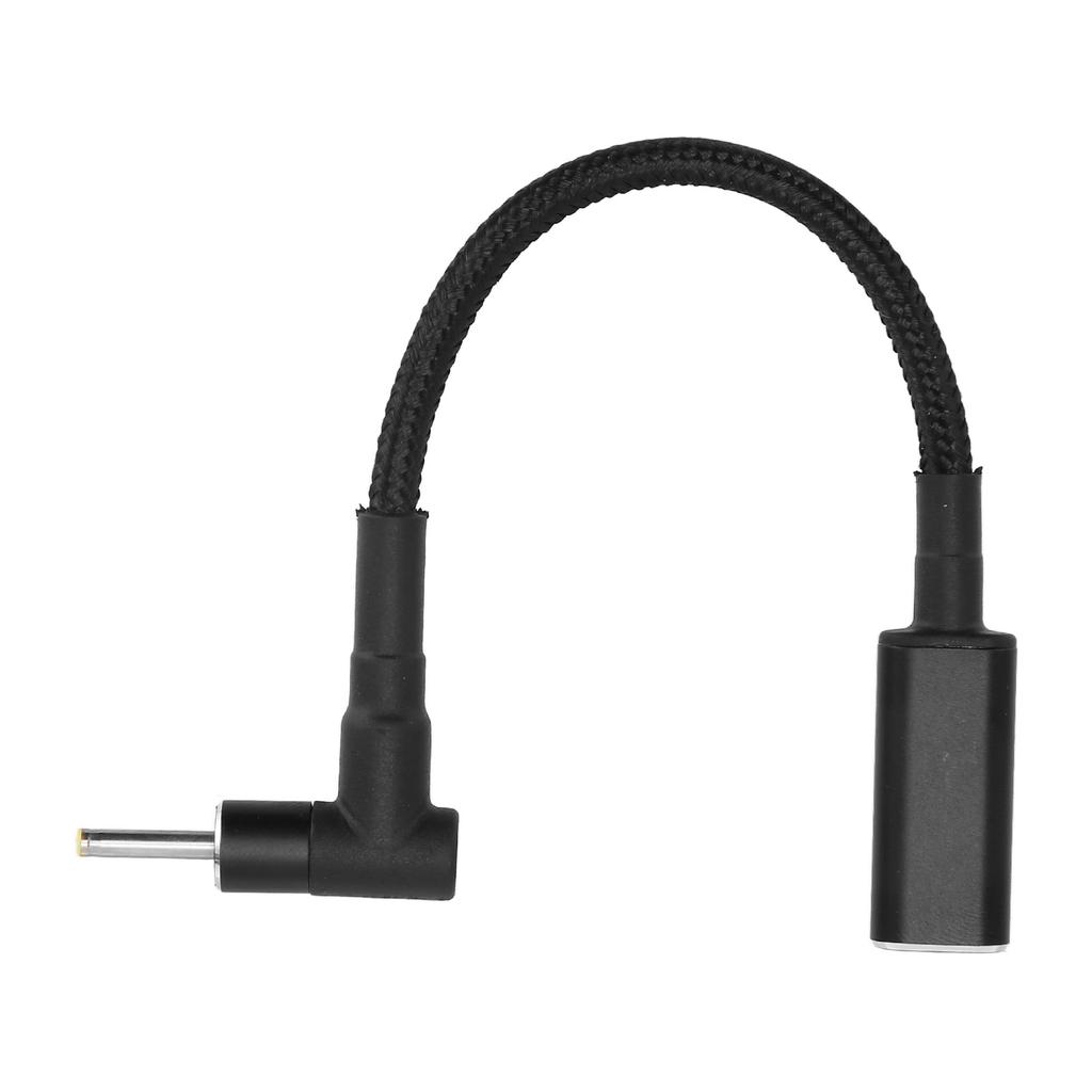 USB C Female to 2.5x0.7mm DC Male Adapter 100W 5A 20V Support PD Fast Charging USB Type C to DC Adapter for Laptop