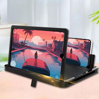 10/12/14 Inch Mobile Phone Screen Amplifier 3D Magnifying Glass Stand Magnifier HD Video Amplifier Phone Stand Bracket