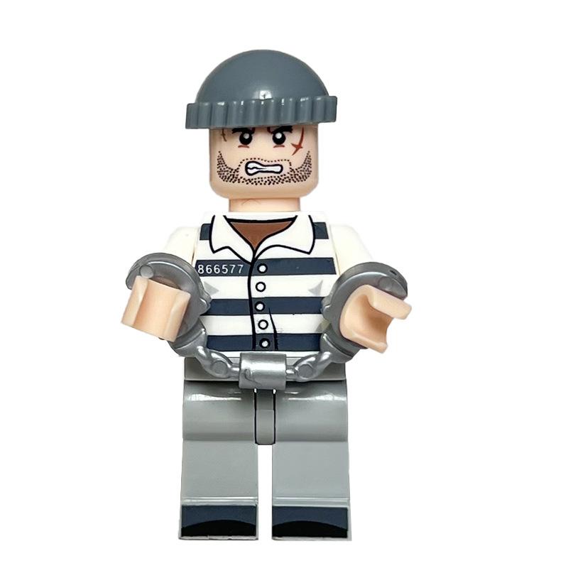 Police Prisoner Thief Series Doll Accessories Building Block