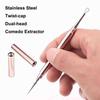 Stainless Needles Comedone Remover Double-Ended Acne Removal Tool Pore Cleaner  Pimple Removal
