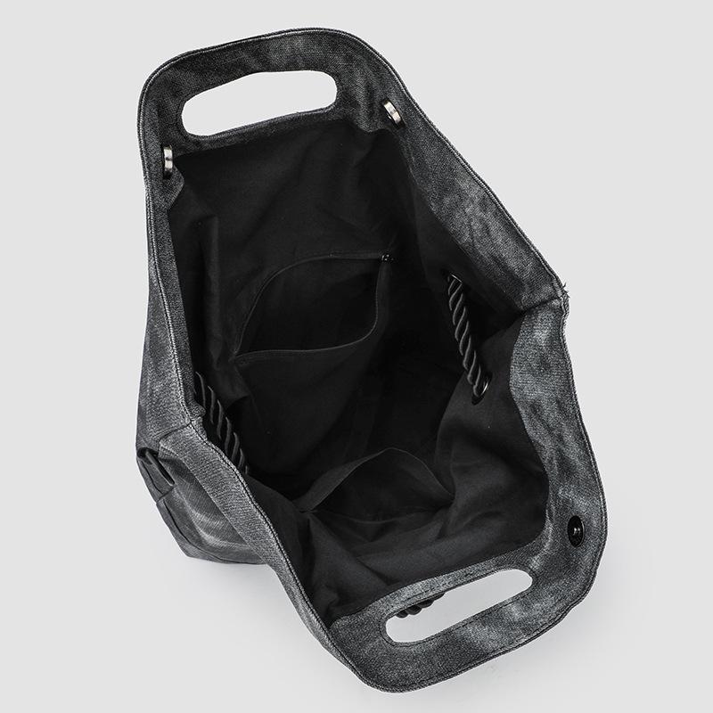 Bag Woman Autumn Winter Vintage Mottled Waste Tote Bag Single Shoulder Crossbody Portable Commuter Bag Woman