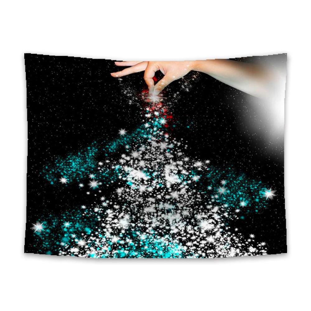 Christmas hanging cloth, wall cloth, background cloth, decorative cloth, room bedside tapestry, Nordic style tapestry