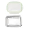 304 Stainless Steel Lunch Box Leakproof Food Storage Containers Square Bento Box 350ml