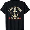 Retro 1615 Vintage Canada Lake Graphic T-Shirt Classic Style S-5XL