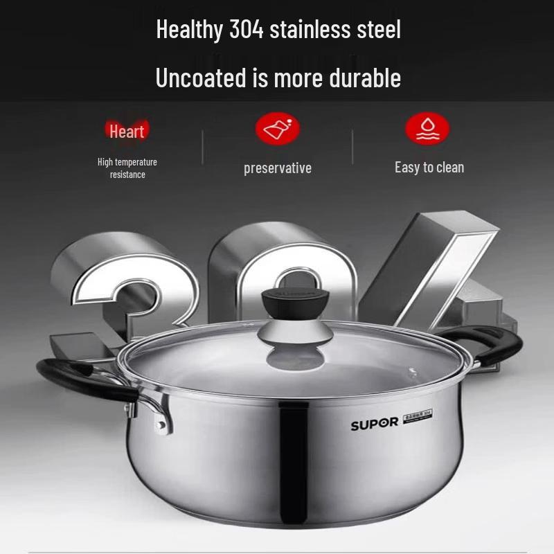 SUPOR 304 Stainless Steel Multi-Purpose Soup & Stew Pot