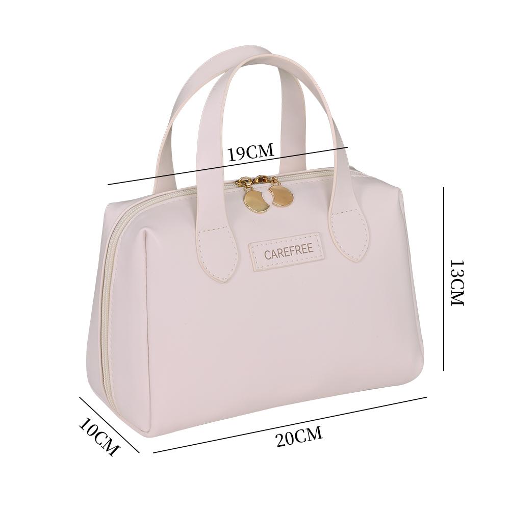 Borsa da Trucco Portatile Piccola Beiying Stile Francese, Multifunzionale e di Alta Gamma per Viaggio, Borsa Portatile da Trucco da Donna