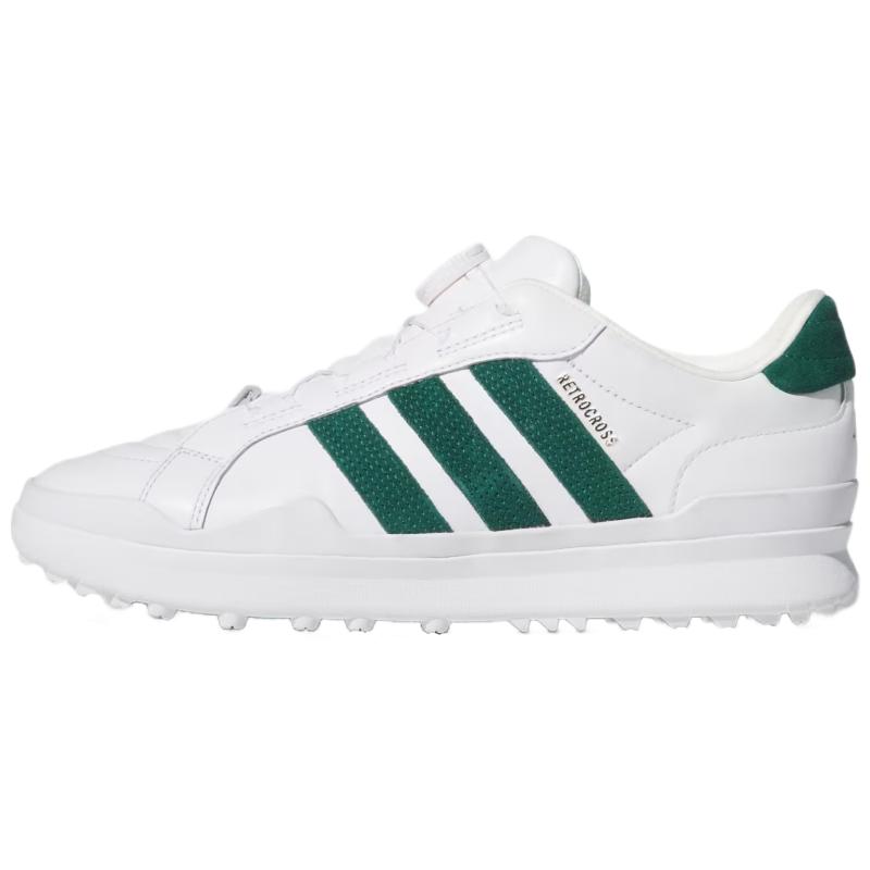 Adidas Retrocross Gripmore Boa Spikeless Comfortable Golf Shoes Men Golf Shoes White Green HP3716 40
