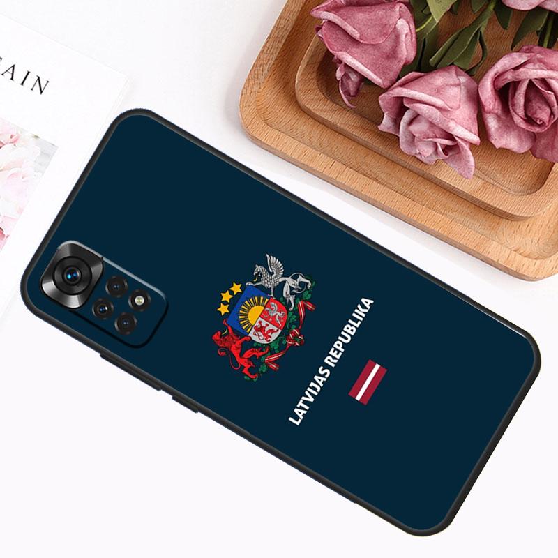 Latvia Flag Case For Xiaomi Redmi Note 14 Pro 13 12 11 9 10 9S 10S 11S 12S Redmi 14C 13C 10C 12C Cover