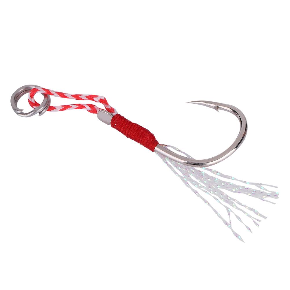5pcs High Strength Metal Heavy Duty Fishing Barbed Hooks Fish Accessory 11#