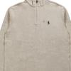 Polo Ralph Lauren Jacquard Embroidered Long Sleeve Polo Shirt Men tops Beige 710964531-005